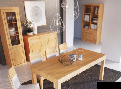 Living room Suite Group 8 pieces. Set Chest of drawers 4 armchairs Display case Sideboard new